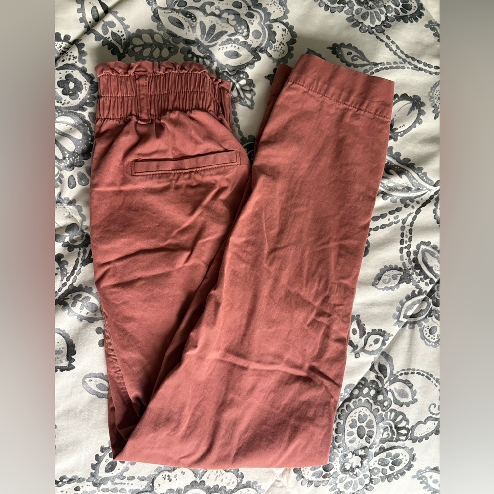 GAP Kids Ruffled Waist Pants - Pink